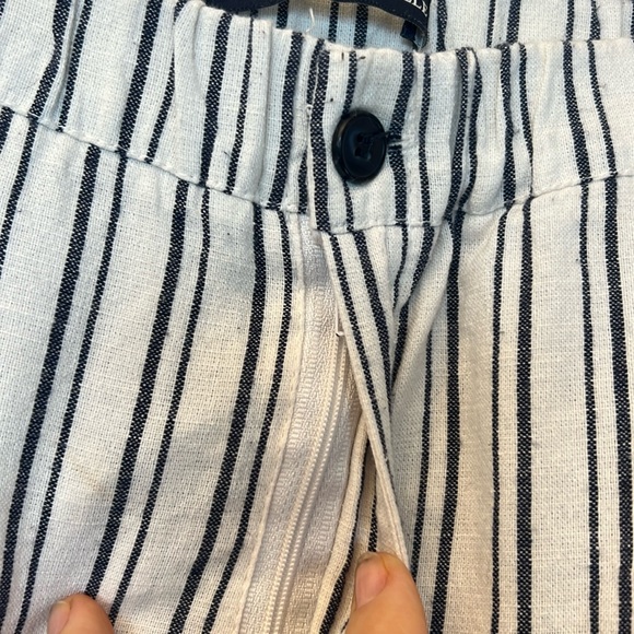 4🛒 $20‼️ Brandy Melville pants Size XS/Small Tiden Pants Stripe blue White - Picture 4 of 15